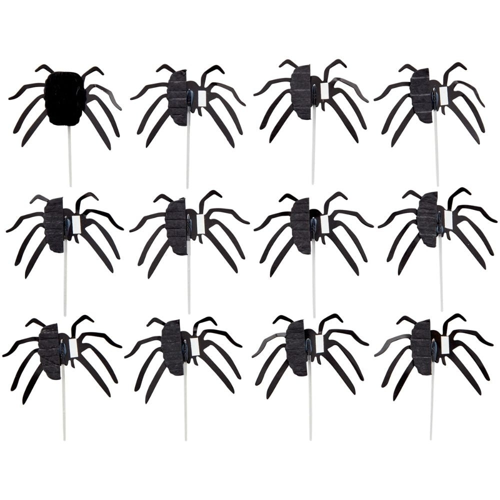 Wilton Spider Honeycomb Toppers x12