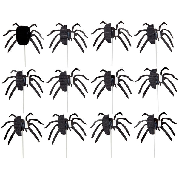 Wilton Spider Honeycomb Toppers x12