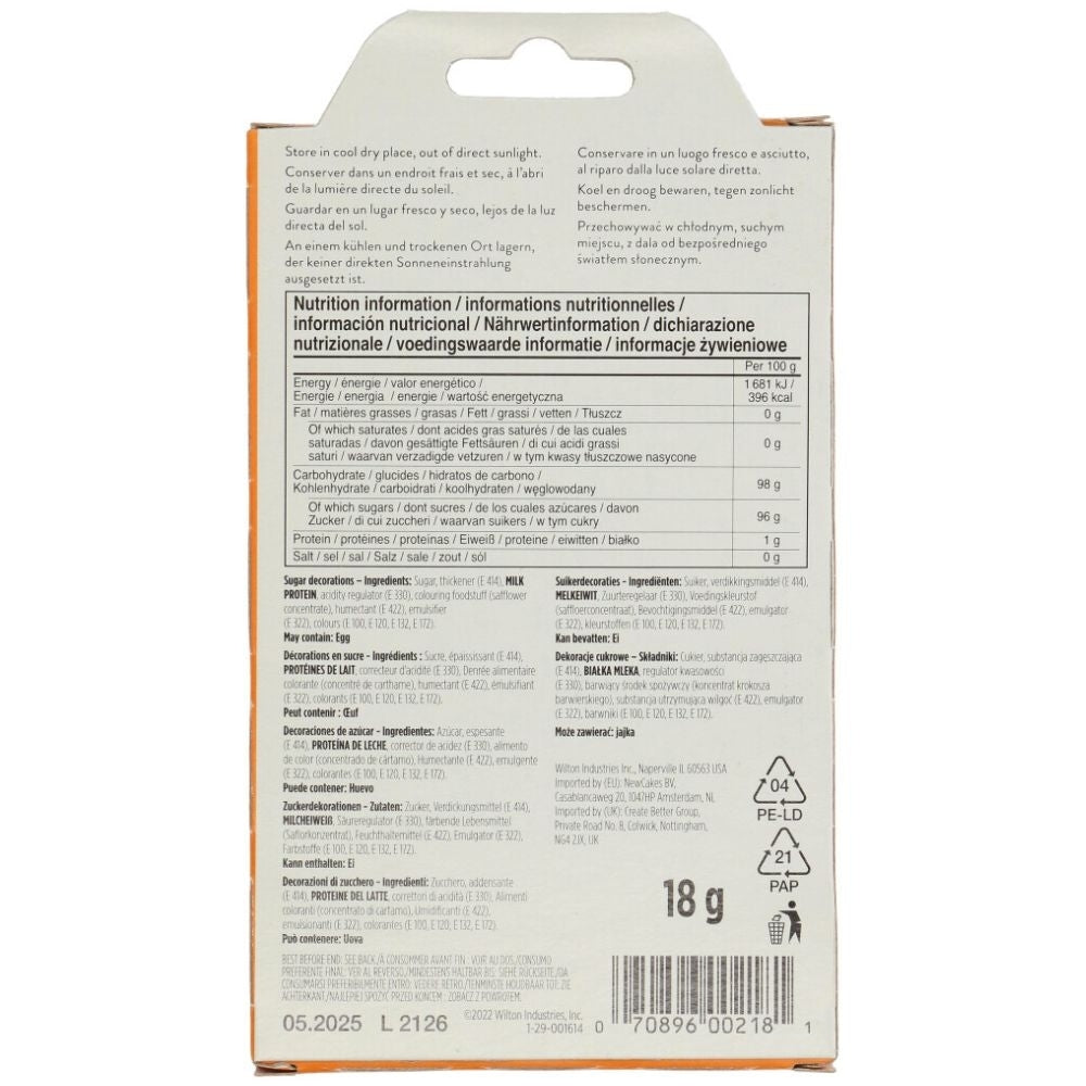 Wilton LOW DATE - Halloween Set Royal Icing Decorations Set Of 12 - Wilton [APRIL 2026]