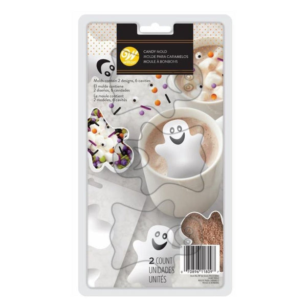 Wilton Ghost - Chocobomb Mould Set Of 2