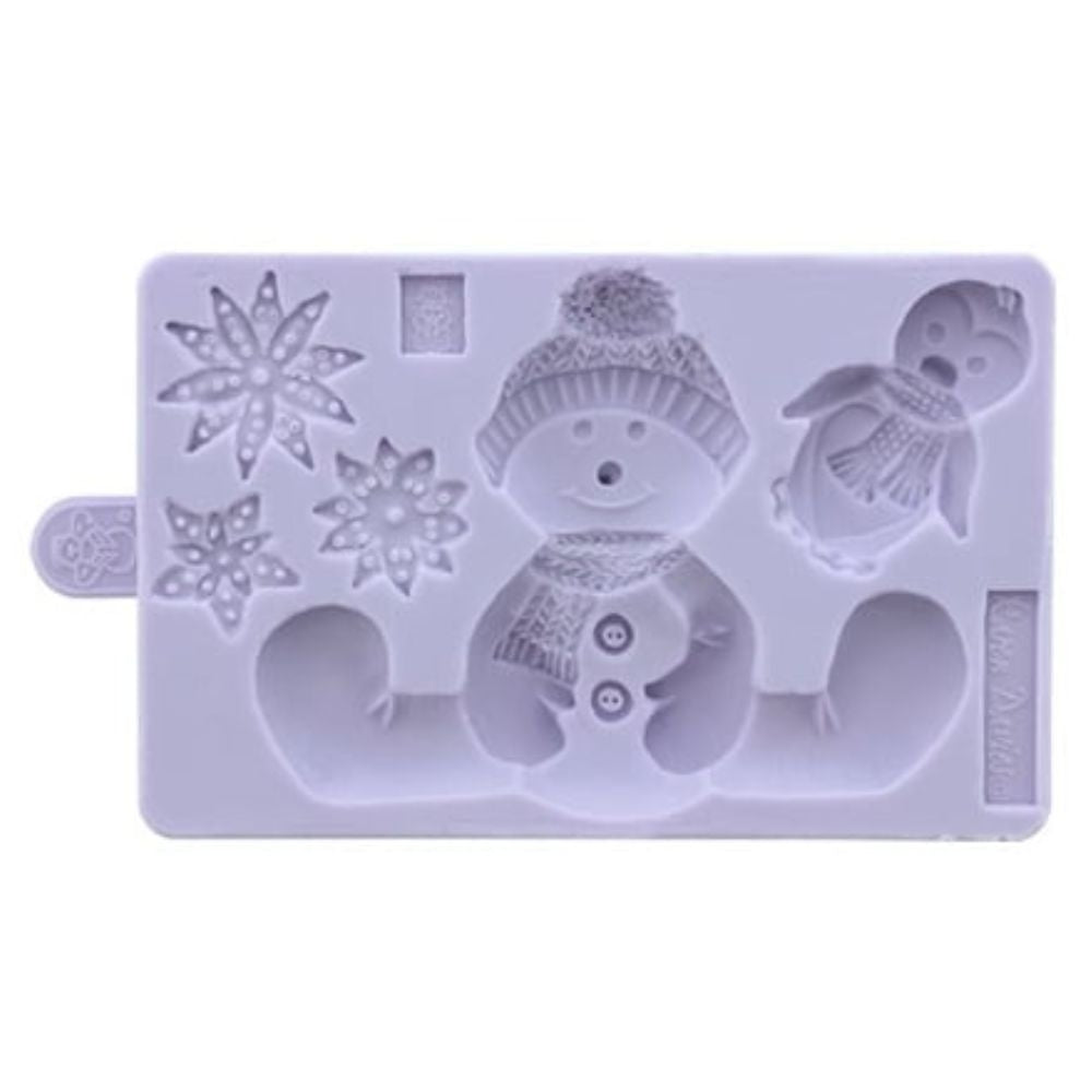 Karen Davies Sitting Snowman Mould