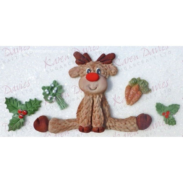 Karen Davies Sitting Reindeer Mould