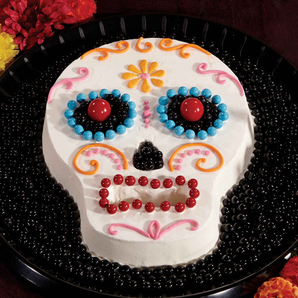Wilton Halloween Skull Cake Tin