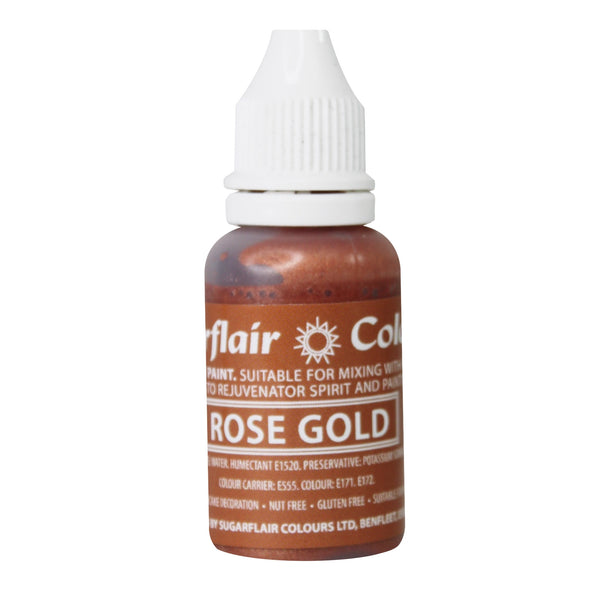 Sugarflair E171 Free - Rose Gold Sugartint Droplet Paint 14ml