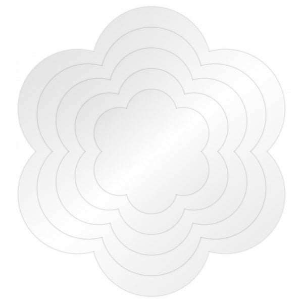 Choctastique Scollop Style 1 Ganache Plate - Pack Of 2