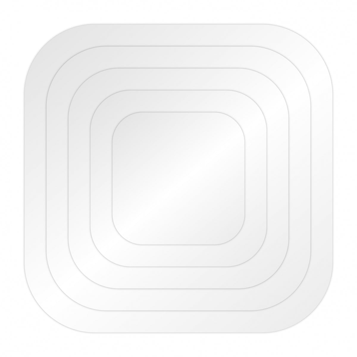 Choctastique Squircle Ganache Plate - Pack Of 2