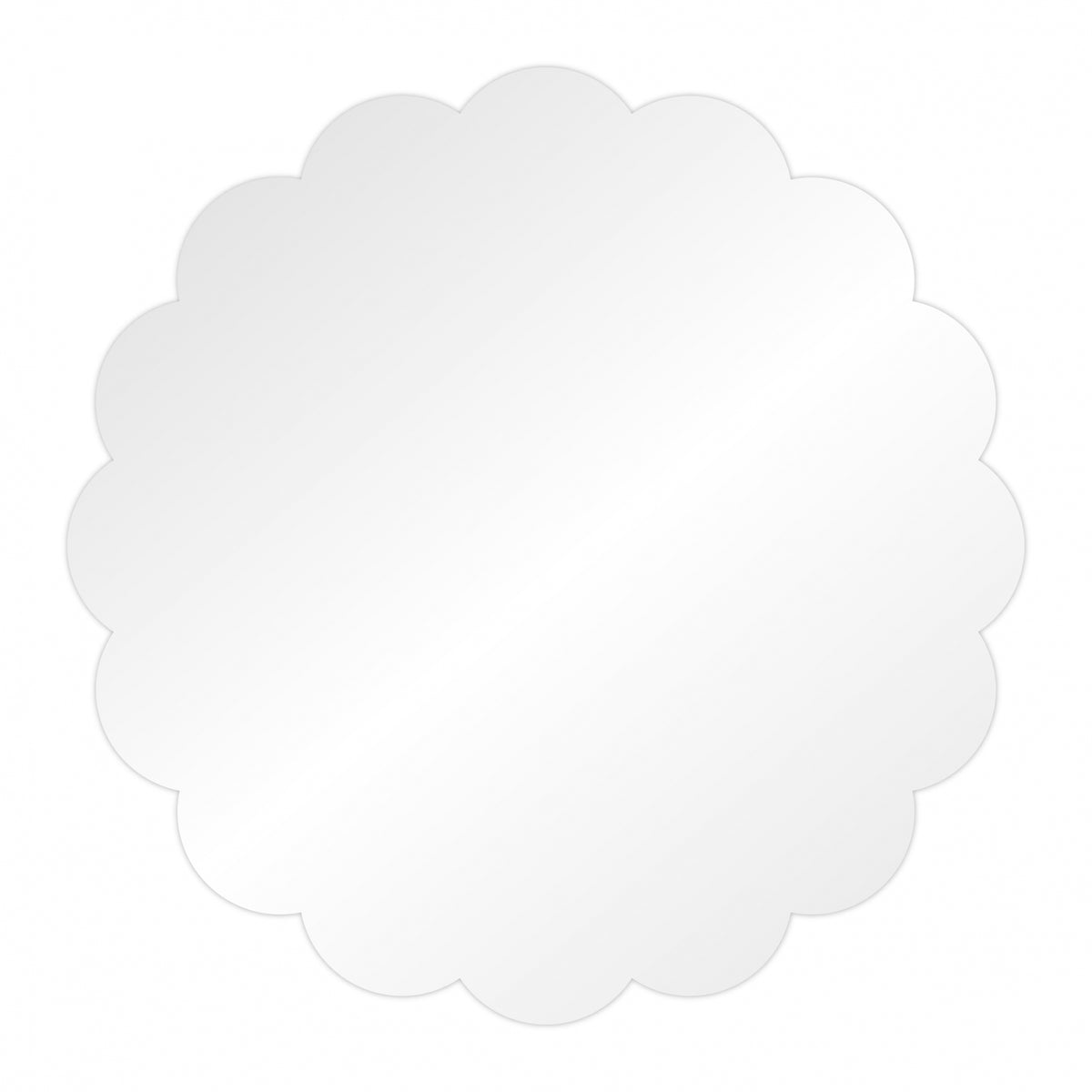 Choctastique Scollop Style 2 Ganache Plate - Pack Of 2