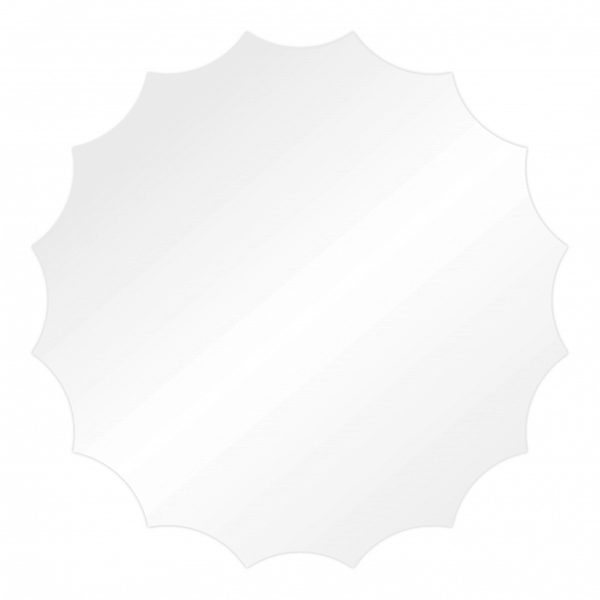 Choctastique Invert Scollop Ganache Plate - Pack Of 2