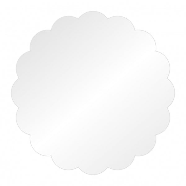 Choctastique Scollop Style 2 Ganache Plate - Pack Of 2