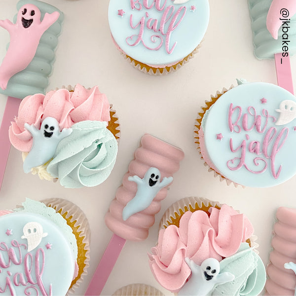 Make A Wish Pastel Cakesicle Sticks x 12 - Pastel Pink
