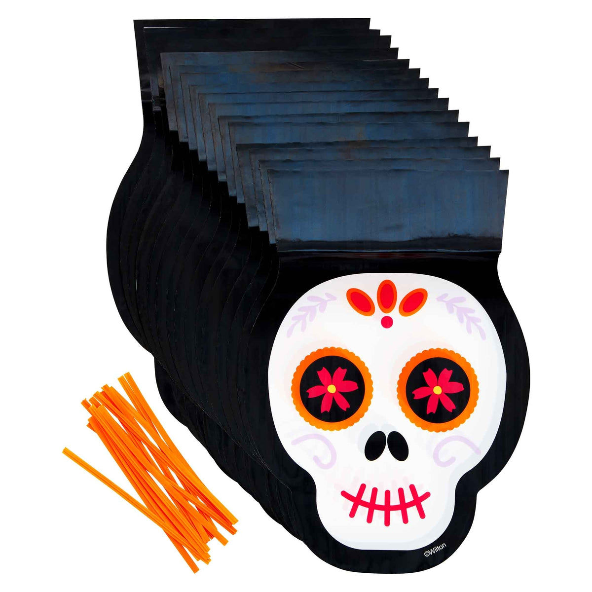 Wilton Skull Shape Treat Bags Set Of 15