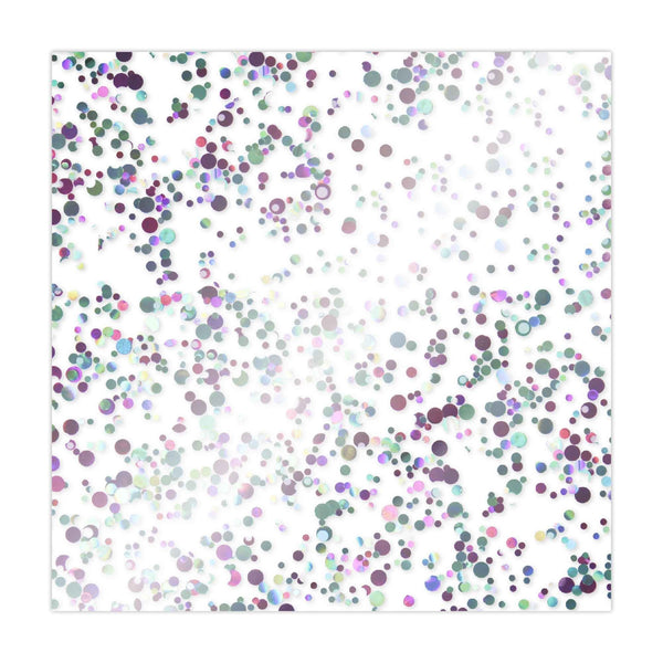 Choctastique Mermaid Glitter Square Ganache Plate - Pack of 2