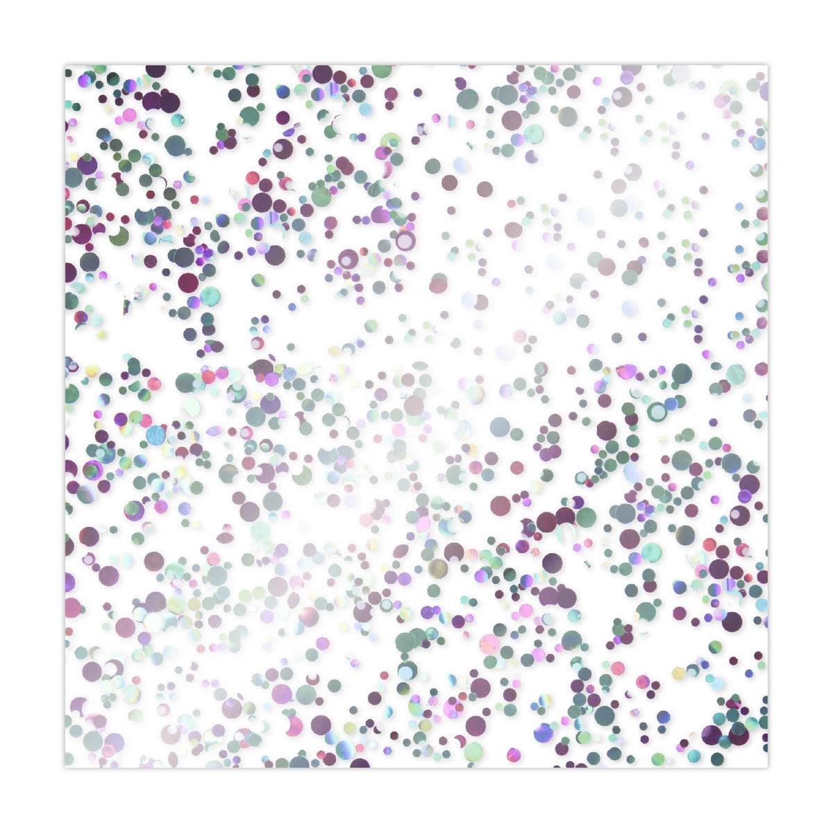 Choctastique Mermaid Glitter Square Ganache Plate - Pack of 2