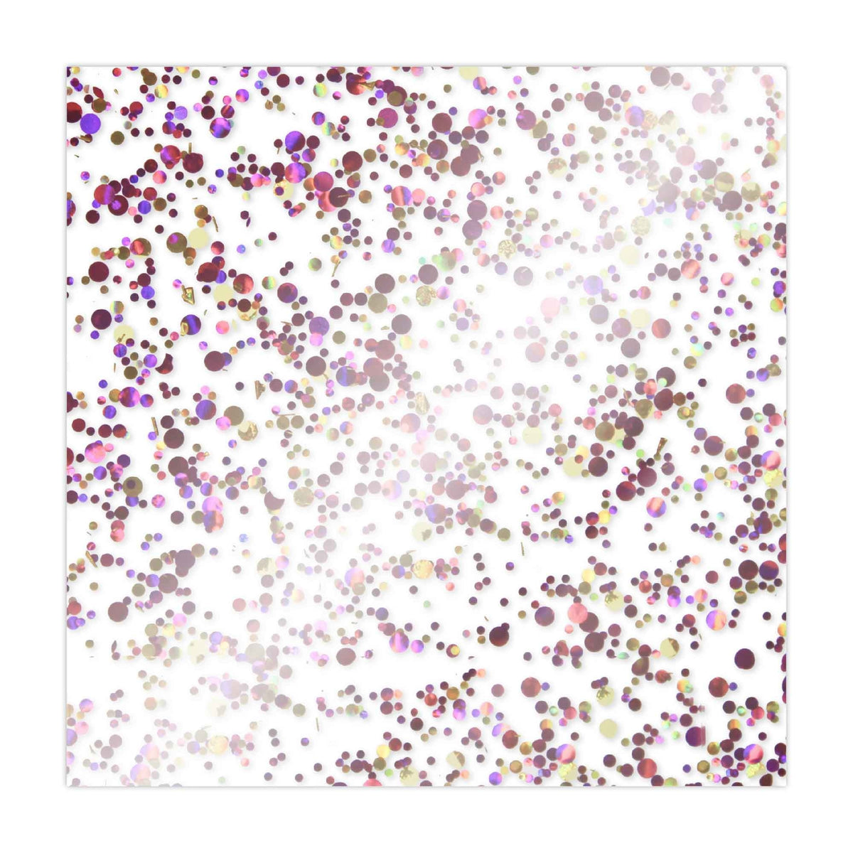 Choctastique Pink Glitter Square Ganache Plate - Pack of 2