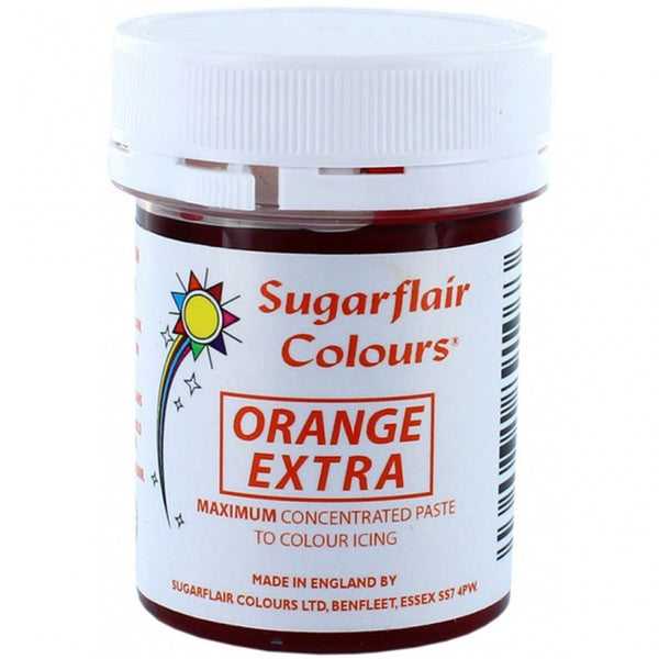 Sugarflair Orange Extra - Max Concentrated Paste Colouring 42g