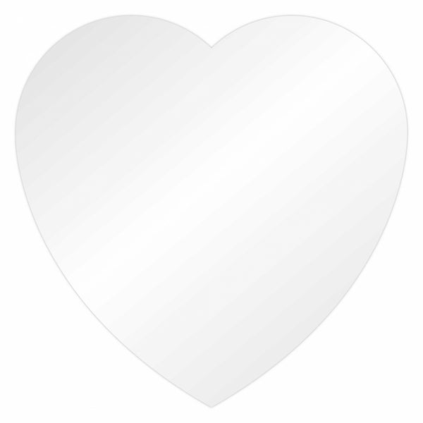 Choctastique White Heart Ganache Plate - Pack Of 2