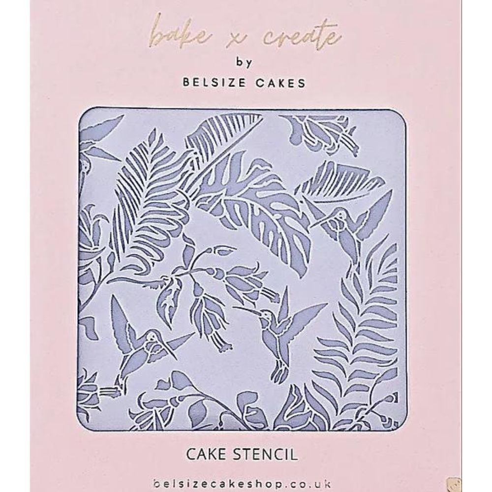 Belsize Cakes Hummingbird Cake Stencil