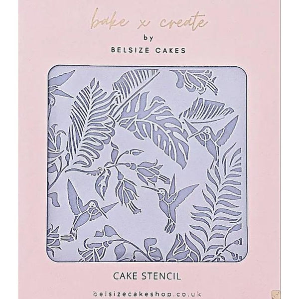 Belsize Cakes Hummingbird Cake Stencil