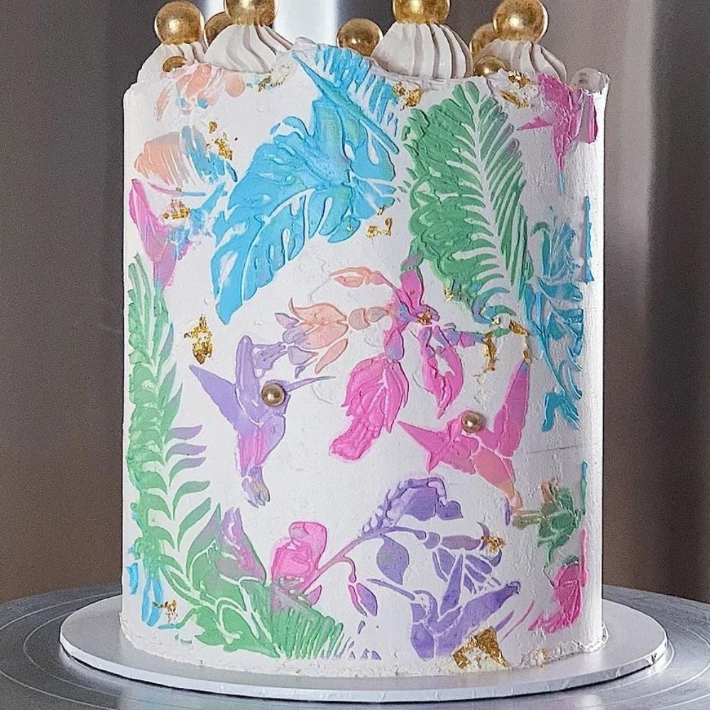 Belsize Cakes Hummingbird Cake Stencil