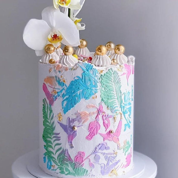 Belsize Cakes Hummingbird Cake Stencil