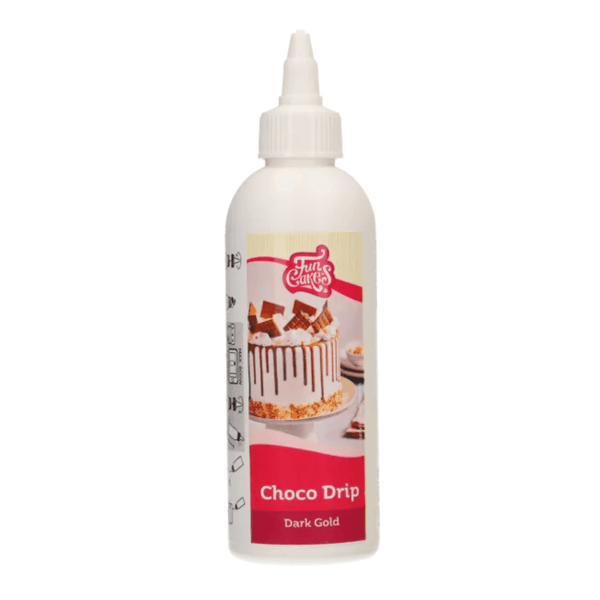 FunCakes Choco Drip 180g - Dark Gold