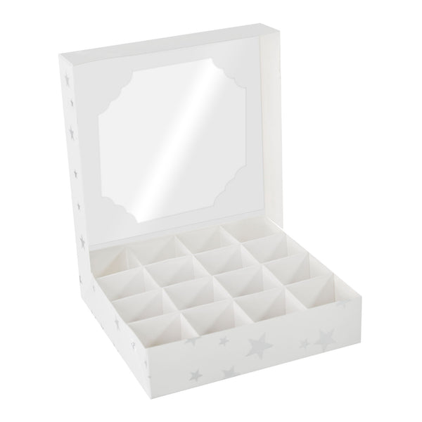 Simply Making Silver Stars Window Treat Boxes & Inserts - 16 Cavities