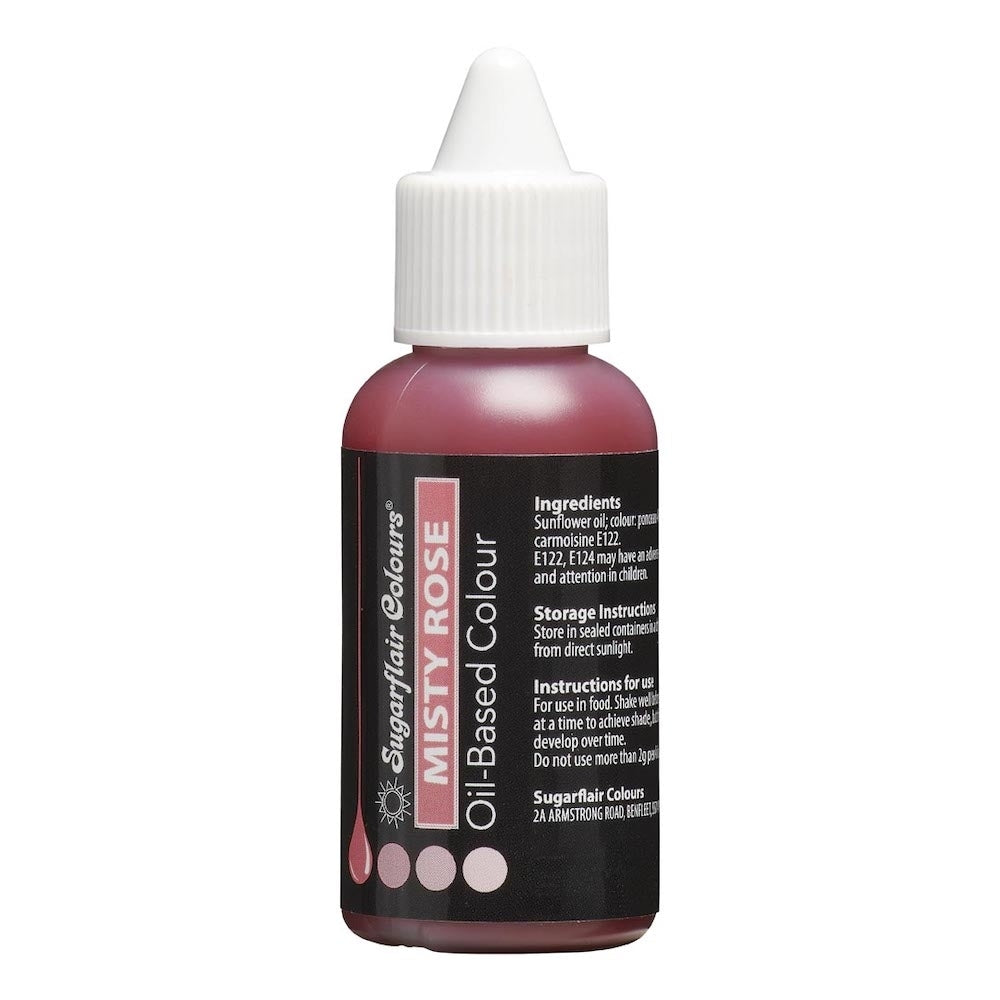 Sugarflair Oil Based Food Colouring 30ml - Misty Rose