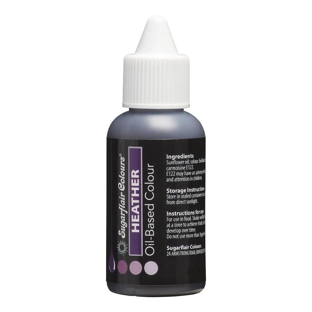 Sugarflair Bouquet - Oil Based Food Colouring 30ml Set Of 6