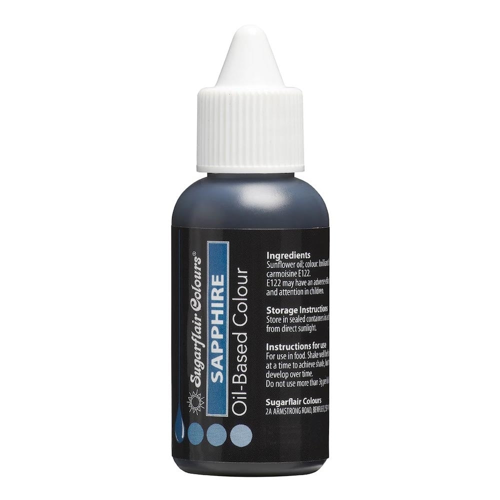 Sugarflair Bouquet - Oil Based Food Colouring 30ml Set Of 6