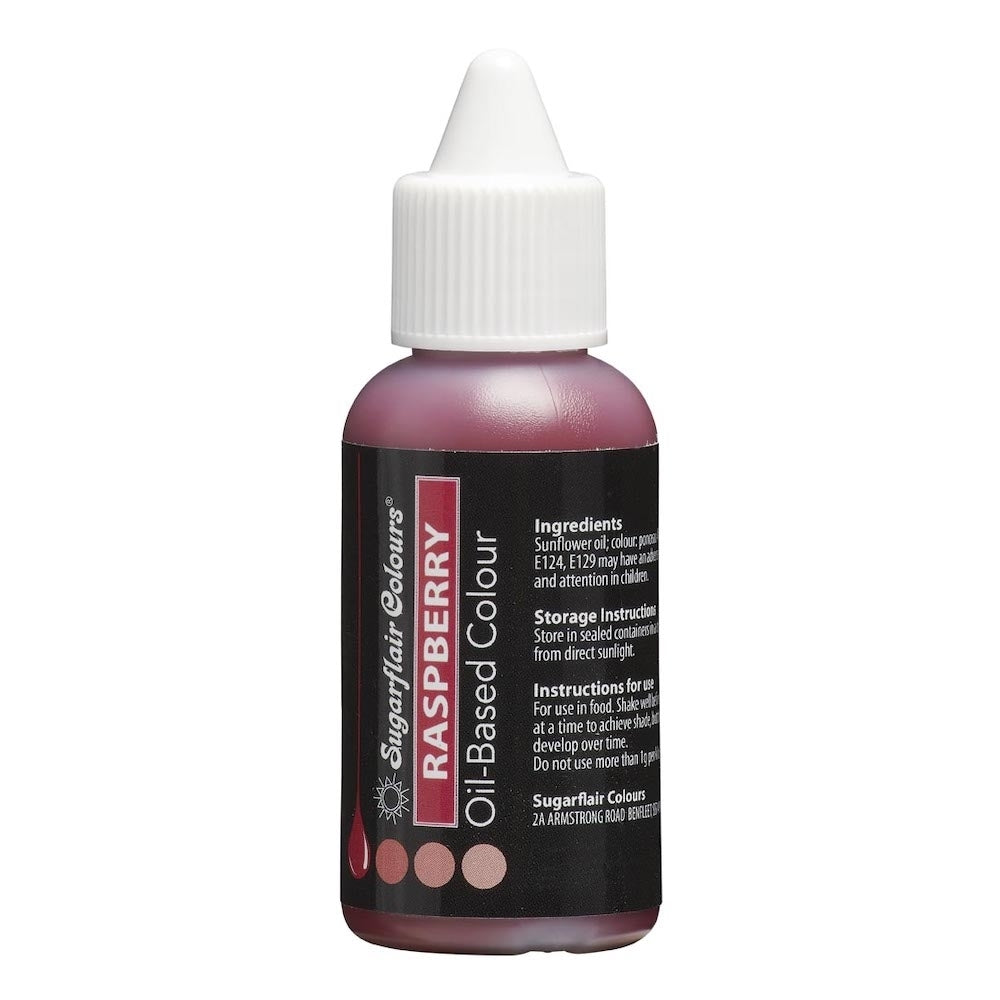 Sugarflair Rainbow - Oil Based Food Colouring 30ml Set Of 6