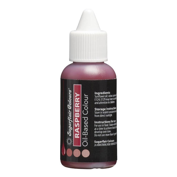 Sugarflair Rainbow - Oil Based Food Colouring 30ml Set Of 6