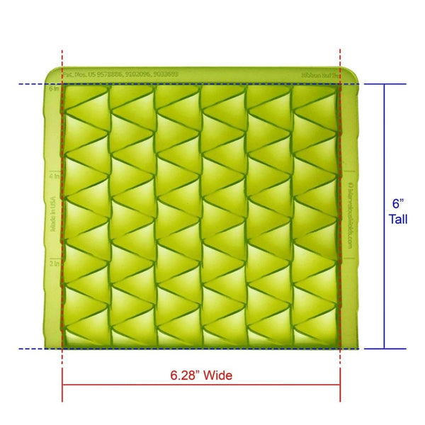 Marvelous Molds Ribbon Ruffle Simpress Mould