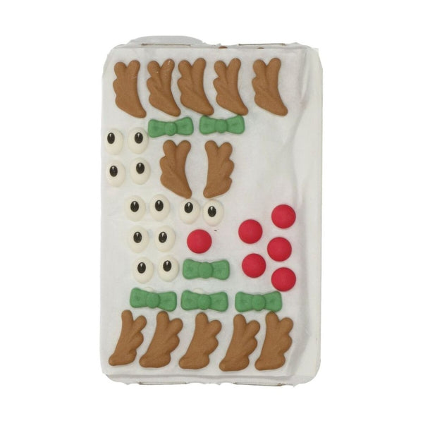 Wilton LOW DATE - Reindeer - Royal Icing Topper Set Of 12 - Wilton [APRIL 2026]