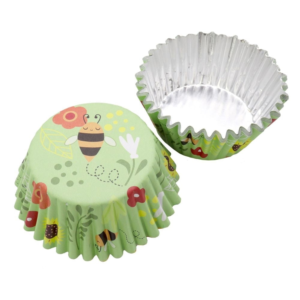 PME Bees Foil Baking Cups Pack Of 30 - PME
