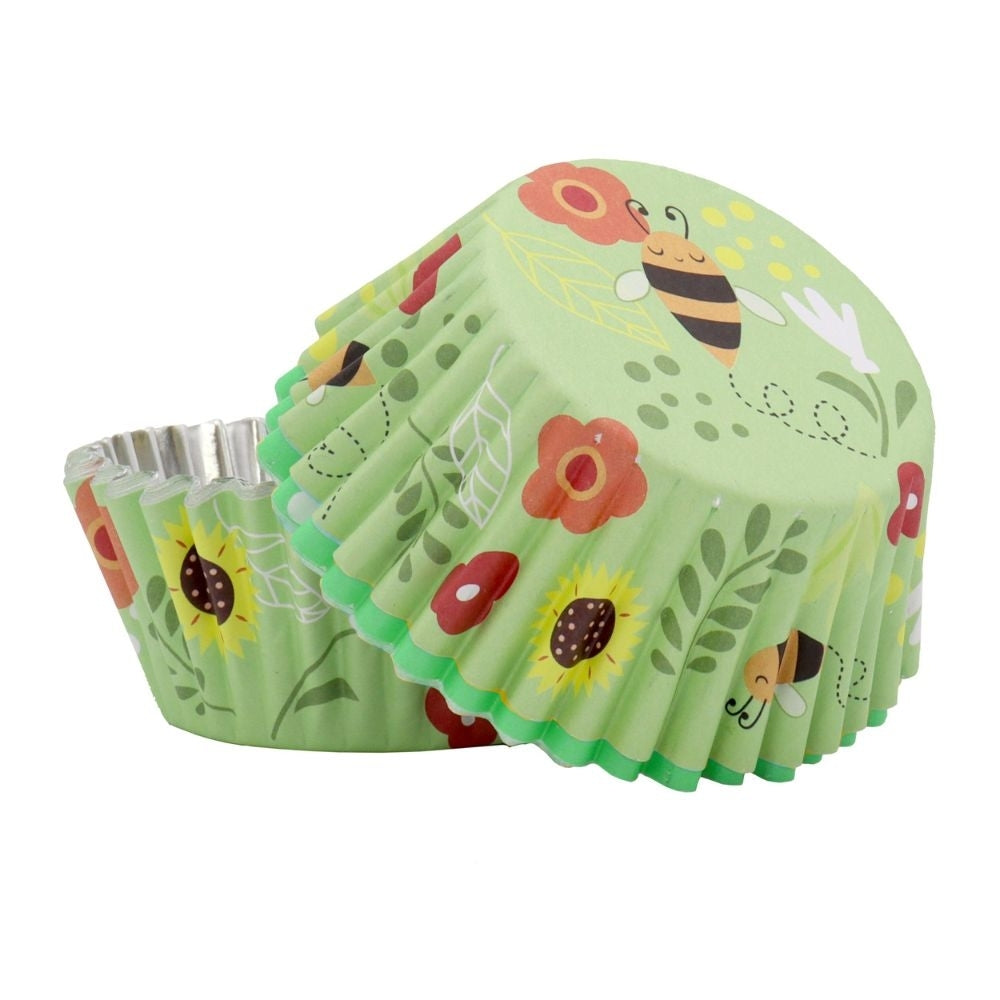 PME Bees Foil Baking Cups Pack Of 30 - PME
