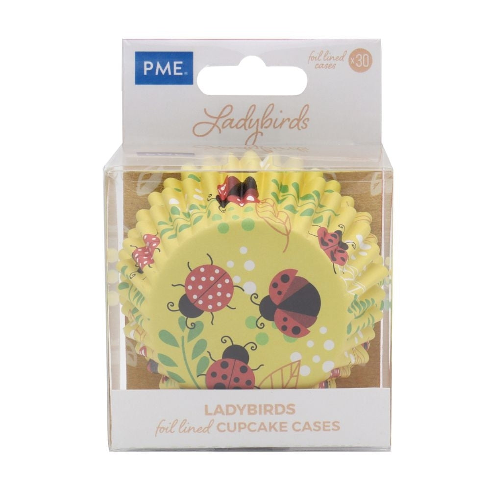 PME Ladybird Foil Baking Cups Pack Of 30 - PME