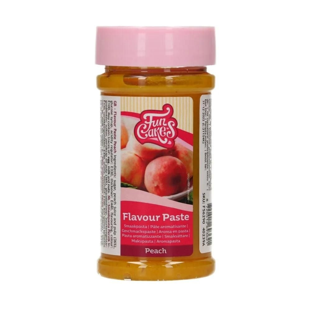 FunCakes Peach Flavour Paste 120g