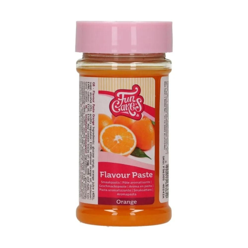 FunCakes Orange Flavour Paste 120g