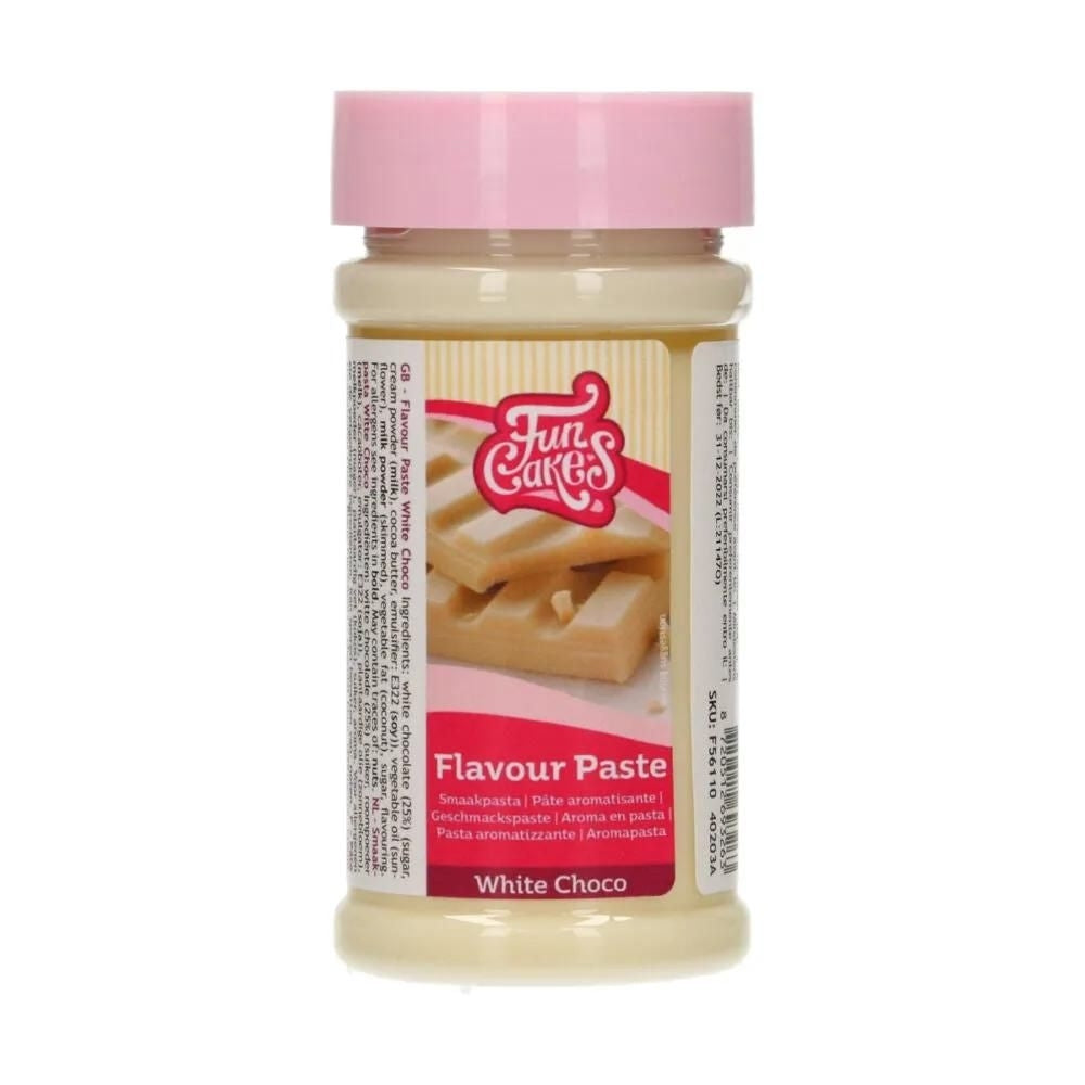 FunCakes White Chocolate Flavour Paste 100g