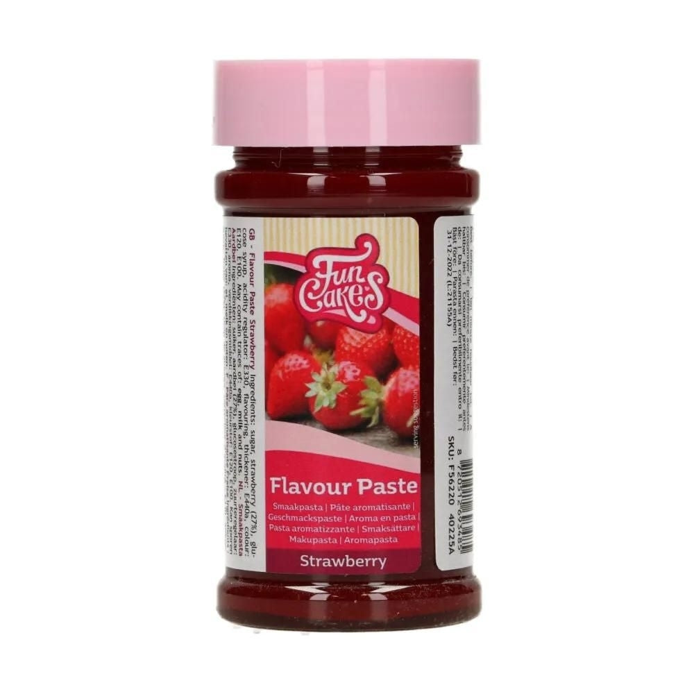 FunCakes Strawberry Flavour Paste 120g