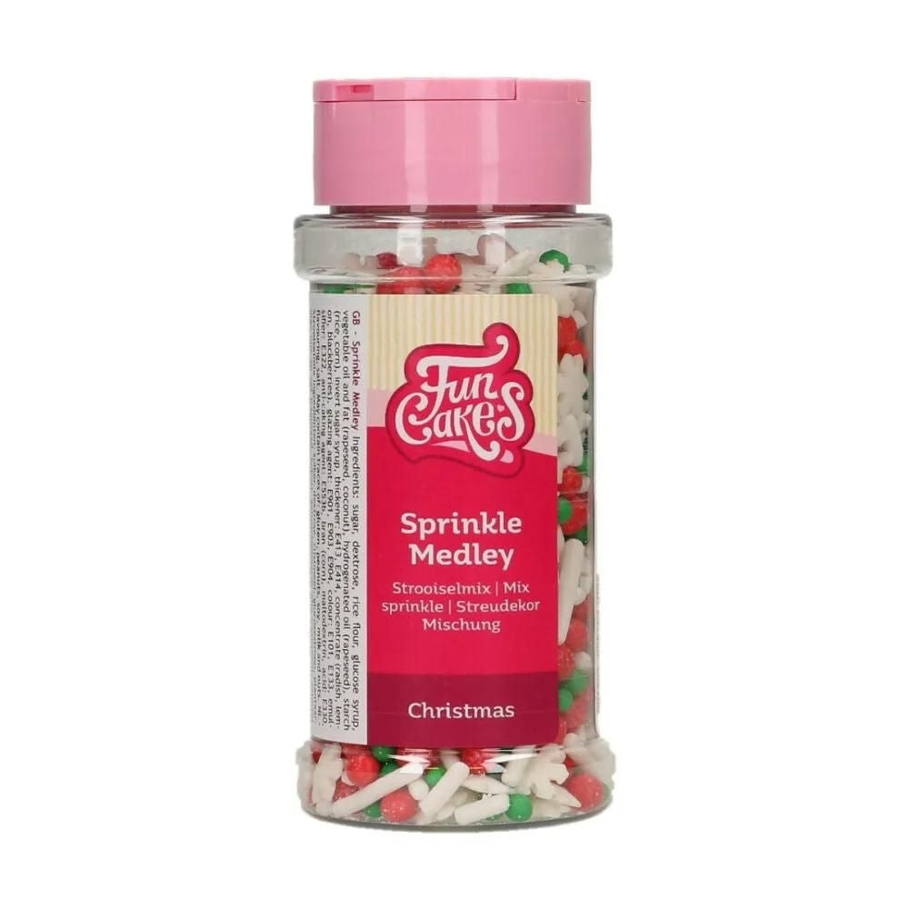 FunCakes Christmas Sprinkle Medley