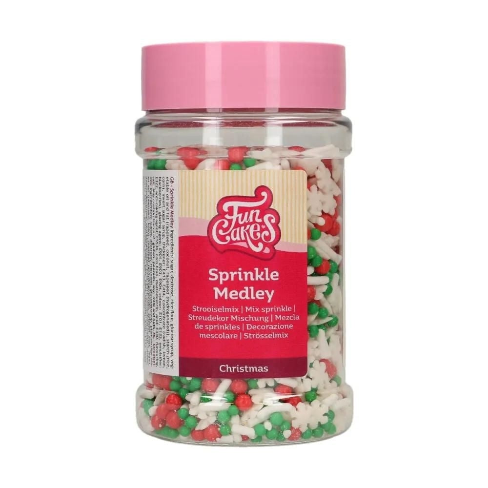 FunCakes Christmas Sprinkle Medley