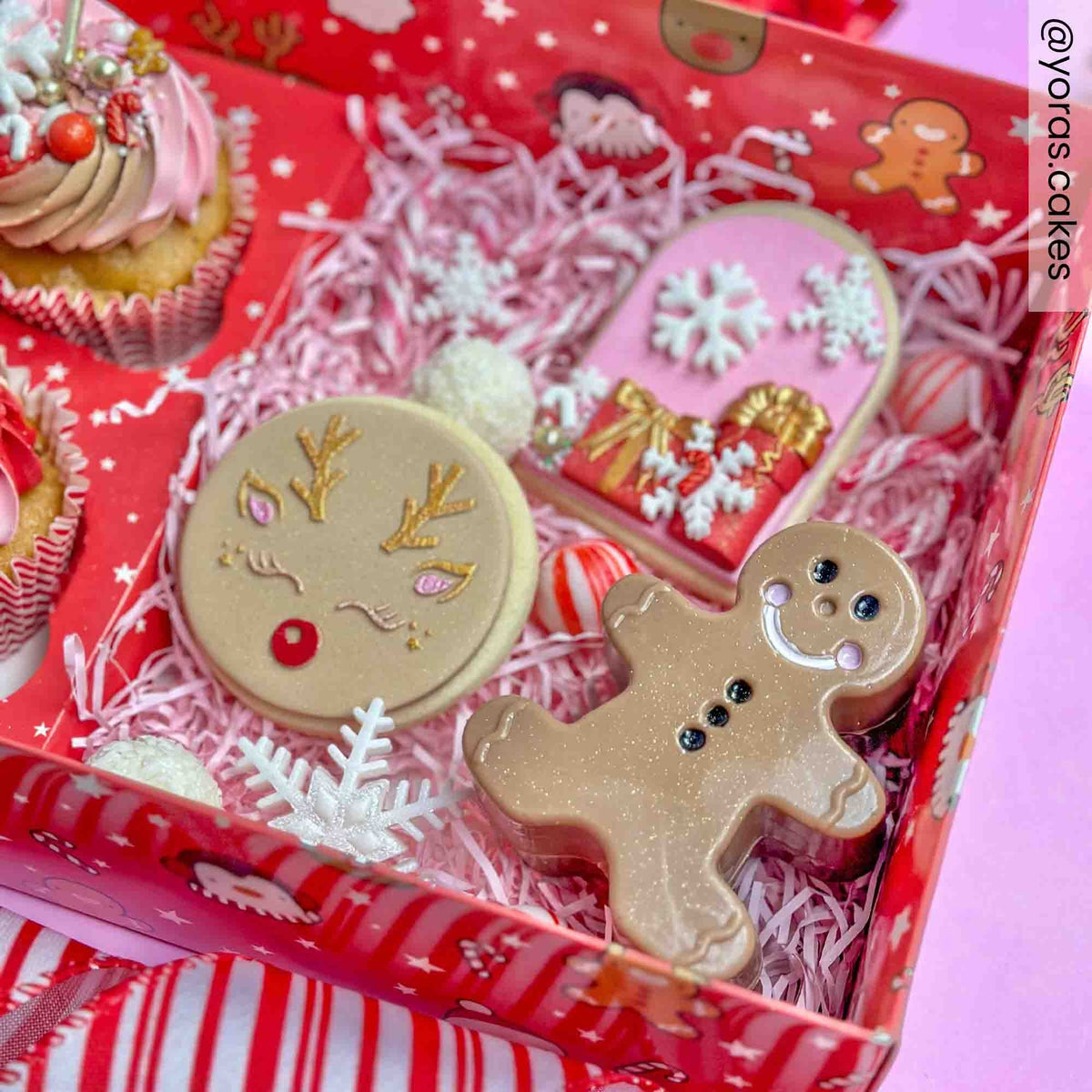 Simply Making Festive Friends Hamper & Cupcake Box - Pack Of 2