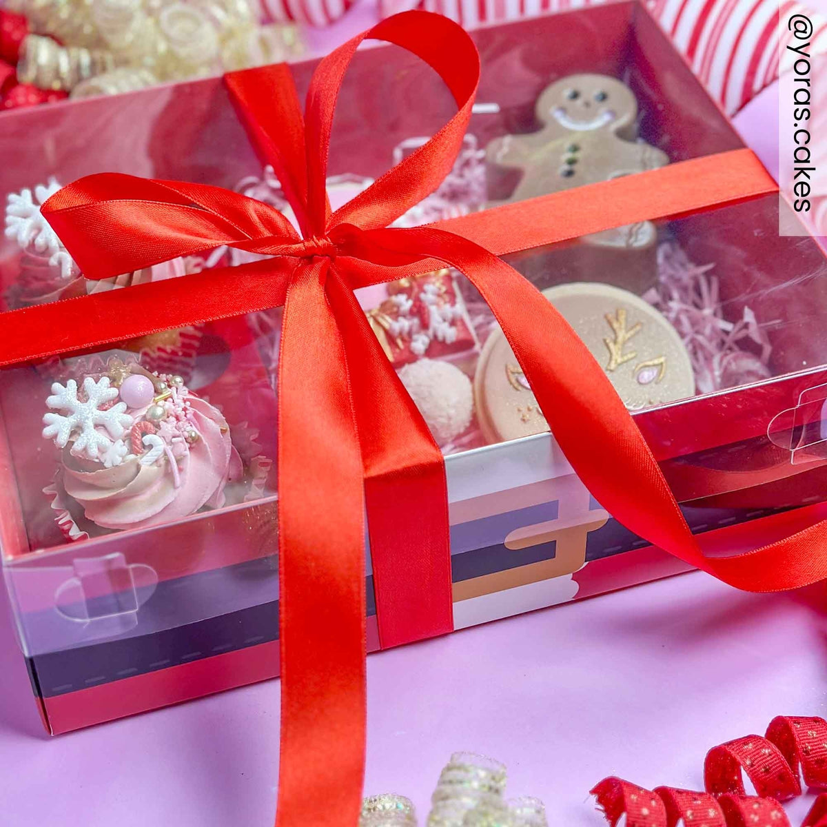 Simply Making Santa Hamper & Cupcake Box - Pack Of 2
