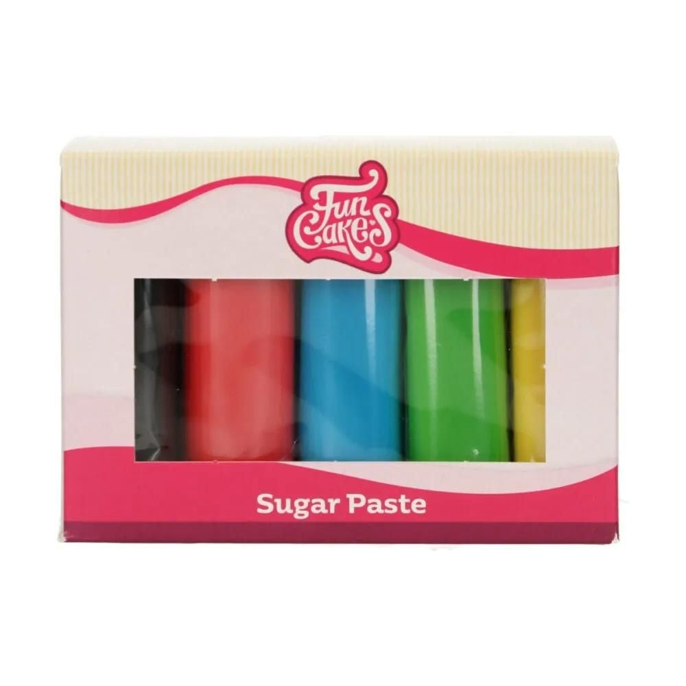 FunCakes Essential Colours Sugarpaste Multipack 5 x 100g