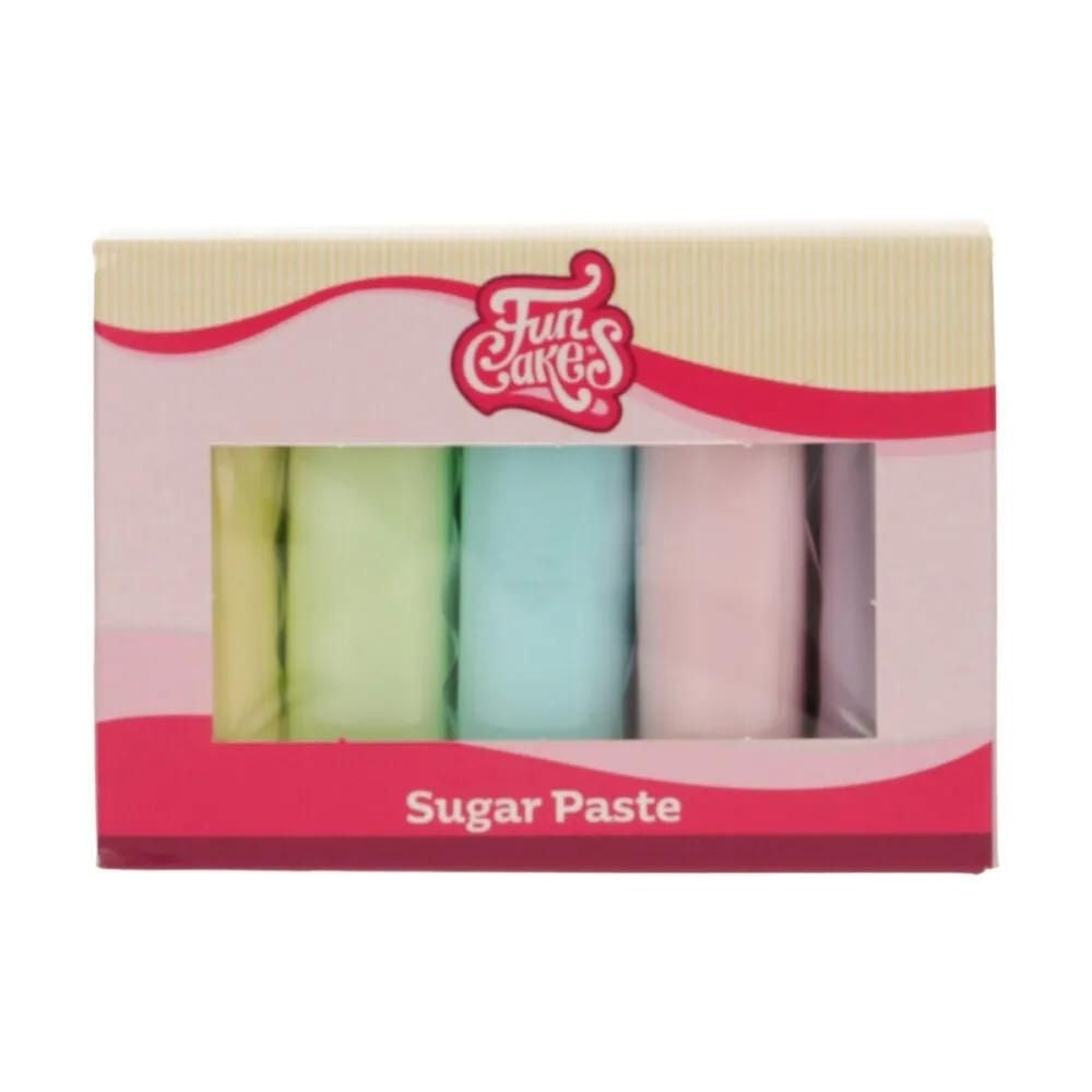 FunCakes Pastel Colours Sugarpaste Multipack 5 x 100g