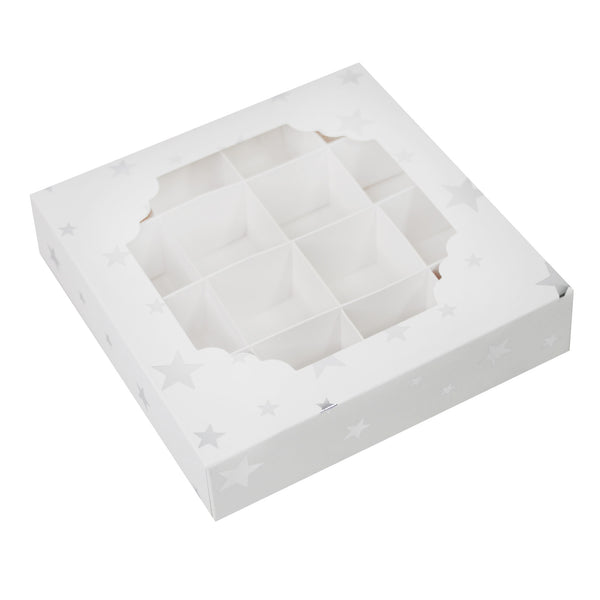 Simply Making Silver Stars Window Treat Boxes & Inserts - 16 Cavities