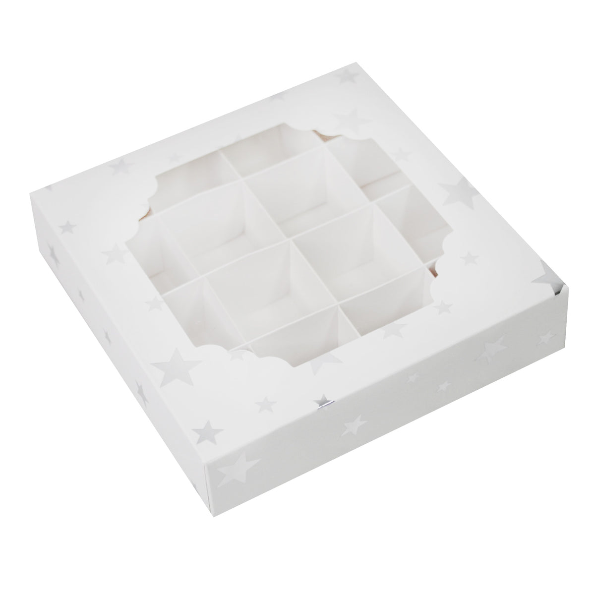 Simply Making Silver Stars Window Treat Boxes & Inserts - 16 Cavities