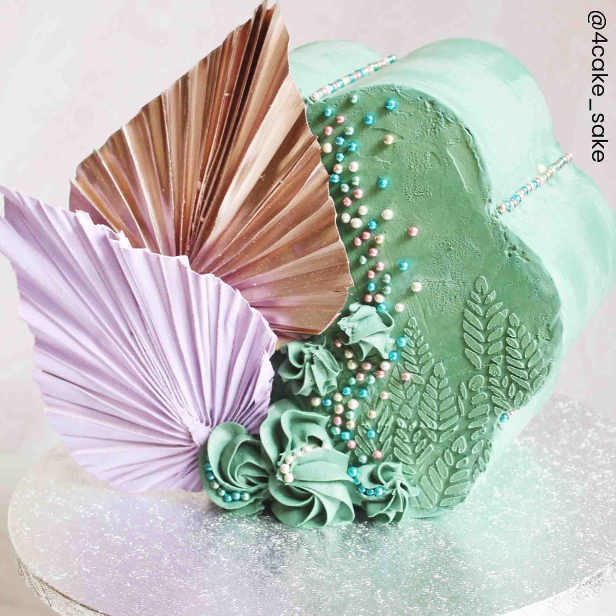 Choctastique Scollop Style 1 Ganache Plate - Pack Of 2