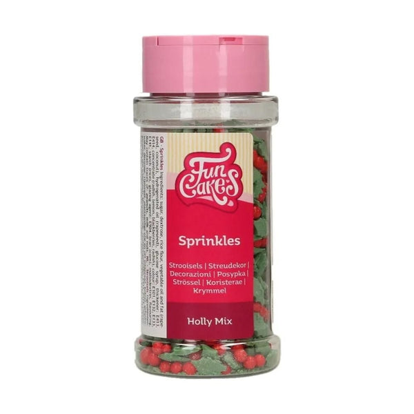 FunCakes Holly Sprinkle Mix 55g